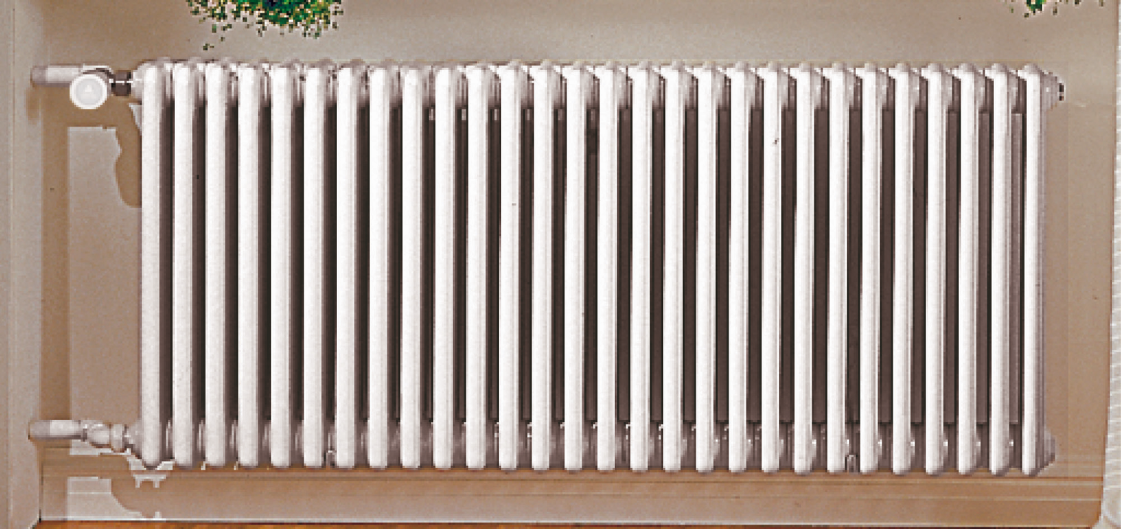 Bemm Austausch-Röhrenradiatoren Aura BT 139 mm, 22 Elemente, Bauhöhe 1065mm, weiß 9016