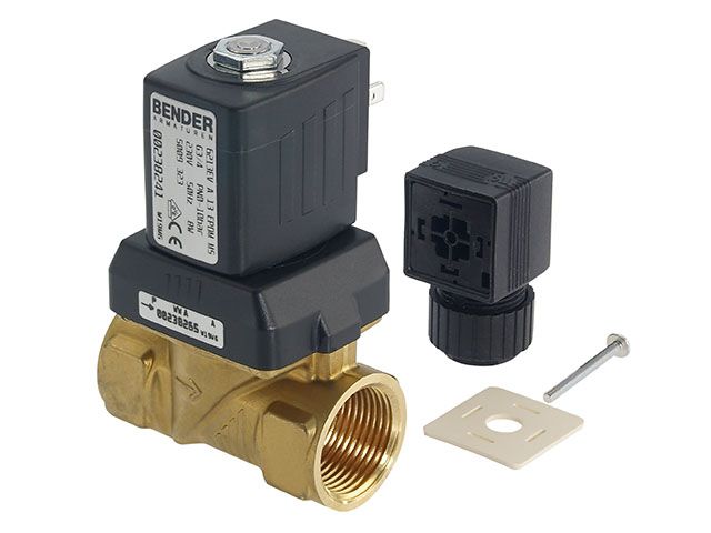 Bender Magnetventil Typ1 1 1/4", 11 cbm/h, 230 V 50 Hz AC