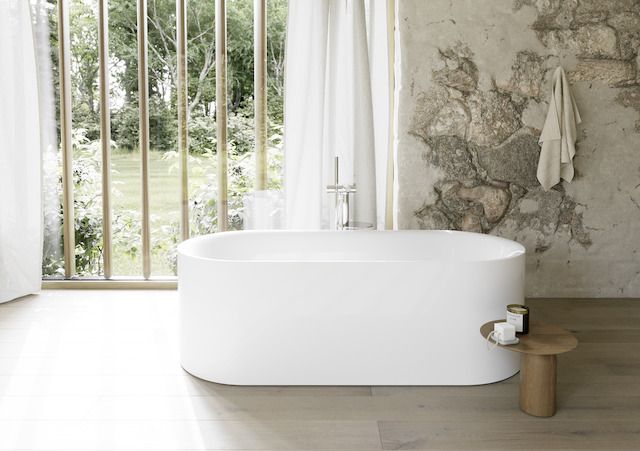 Badewanne BetteLux Oval Silouette-3465 violett, 170x75x45cm, freistehend