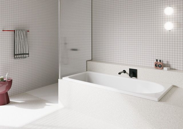 Badewanne BetteOcean 8850 160x70x45cm, Fußende rechts, Überlauf hinten, Antirutsch Sense, weiß