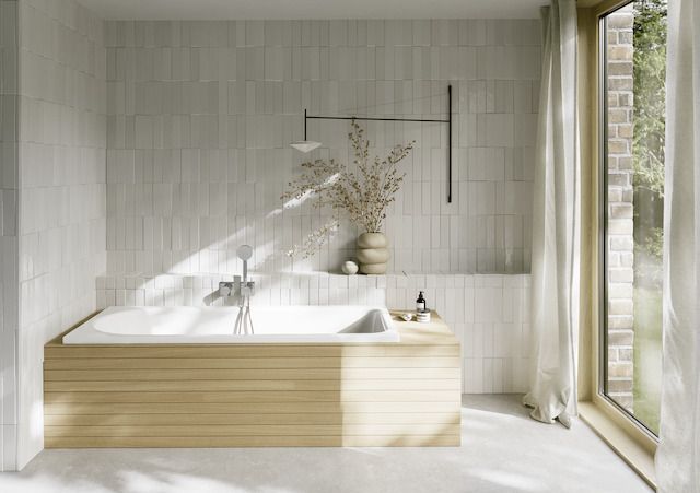 Badewanne BetteOcean Low-Line 8835 Antirutsch Sense, weiß, 170x75x38cm, Fußende rechts, Überlauf vorne