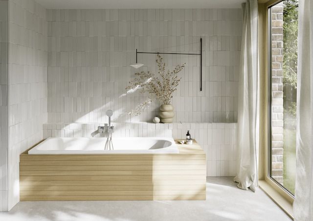 Badewanne BetteOcean Low-Line 8836 Antirutsch Sense, weiß, 170x80x38cm, Fußende rechts, Überlauf hinten