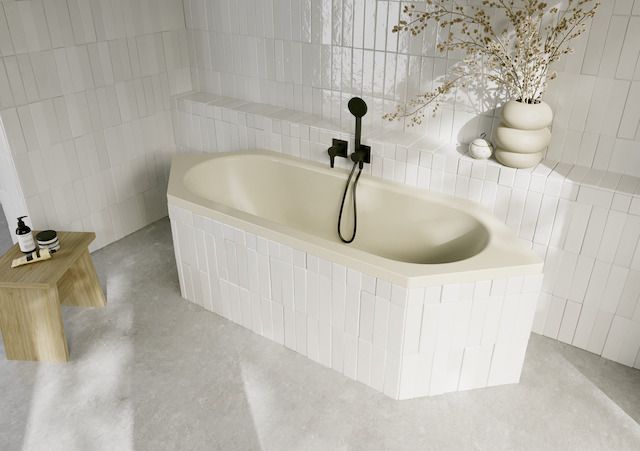 6-Eck-Badewanne BetteStarlet 2080 210x80x42cm, 1 Griff, jasmin