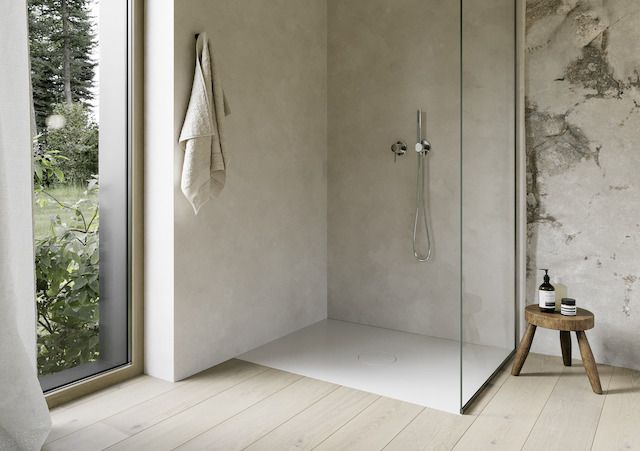 Bette Duschfliese BetteAir 1500 x 1000 mm, flax, Rechteck, glasierter Titan-Stahl