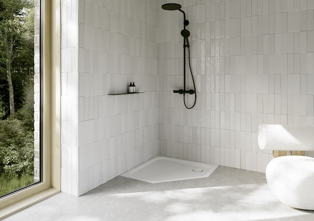 Duschwanne BetteCaro 7219 100x100x3,5cm, Glasur, capri