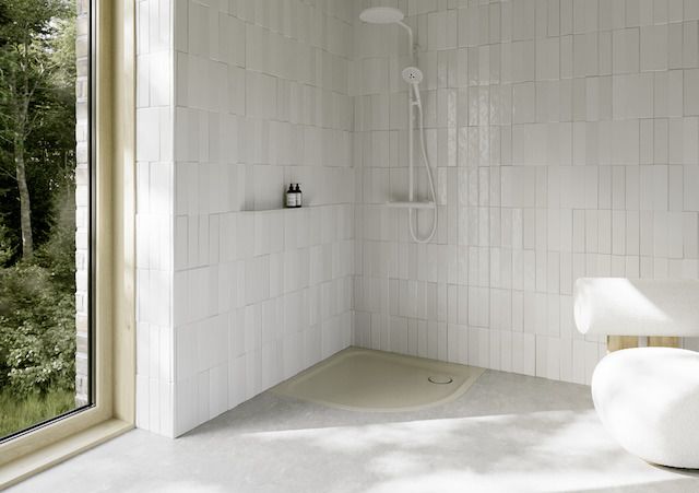 Duschwanne BetteCorner 5429 90x90x3,5cm, beige