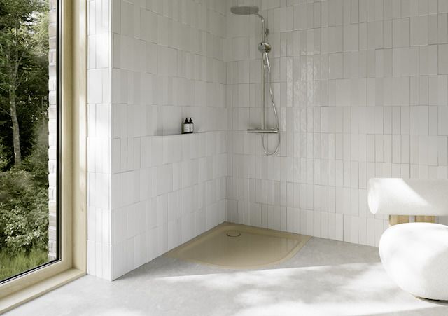 Duschwanne BetteCorner 5404 90x80x3,5cm, bahamabeige