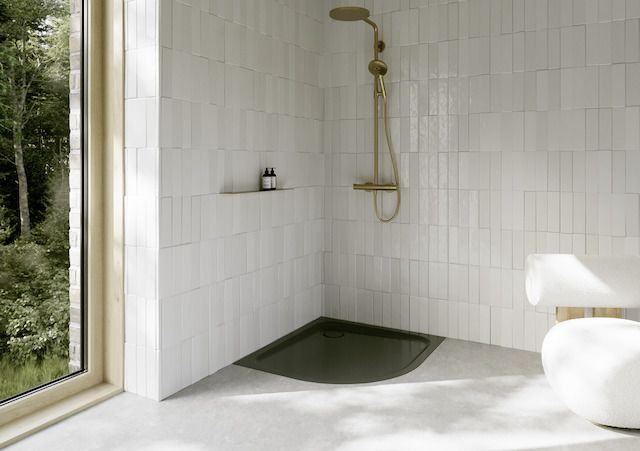 Duschwanne BetteCorner 5464 100x90x3,5cm, raven