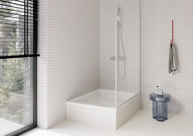 Duschwanne BetteQuinta 100x90x15cm, capri