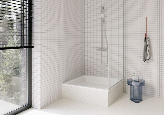 Duschwanne BetteQuinta 120x120x15cm, starwhite