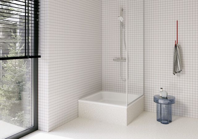 Duschwanne BetteQuinta 75x75x15cm, calypso