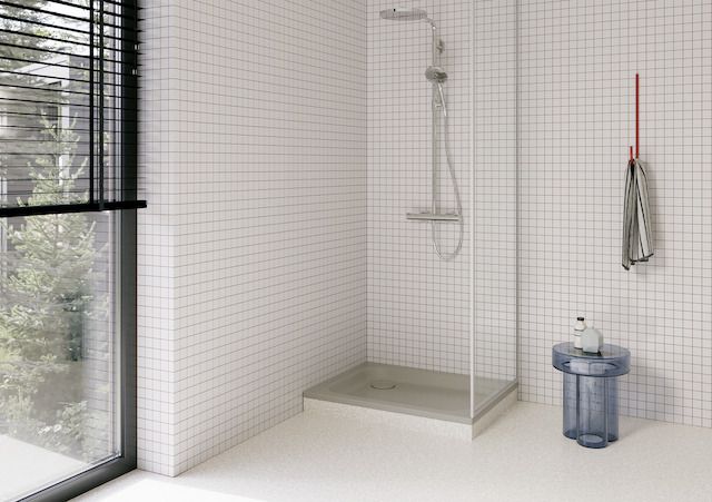 Duschwanne BetteSupra 1570 85x75x6,5cm, Glasur, stone