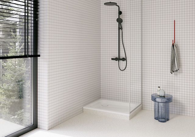 Duschwanne BetteSupra 8610 90x60x6,5cm, Antirutsch/Sense, weiß