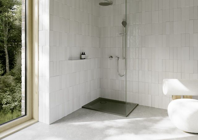 Duschwanne BetteUltra 8750 90x80x2,5cm, Antirutsch/Pro, Mini-Wannenträger, smoke