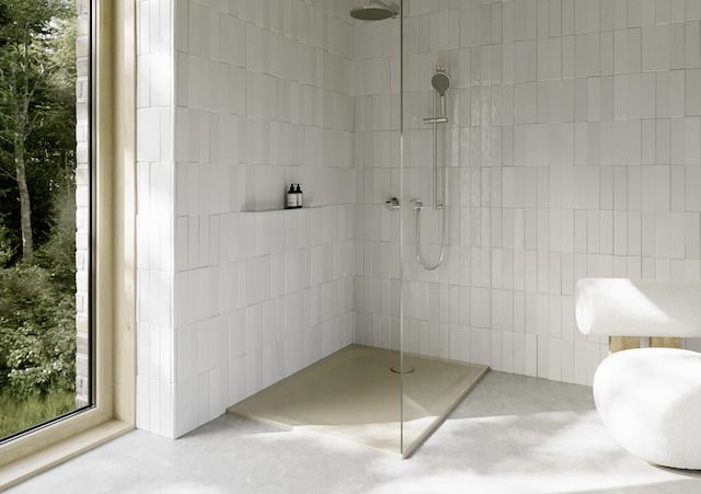 Duschwanne BetteUltra 1260 120x90x3,5cm, Glasur, Mini-Wannenträger, sand