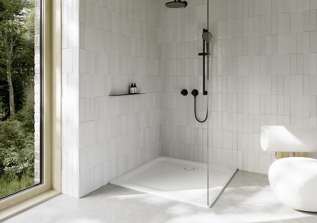 Duschwanne BetteUltra 8743 110x110x3,5cm, Mini-Wannenträger, taupe