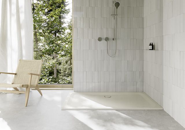 Duschwanne BetteUltra 5808 180x100x3,5cm, Mini-Wannenträger, pergamon