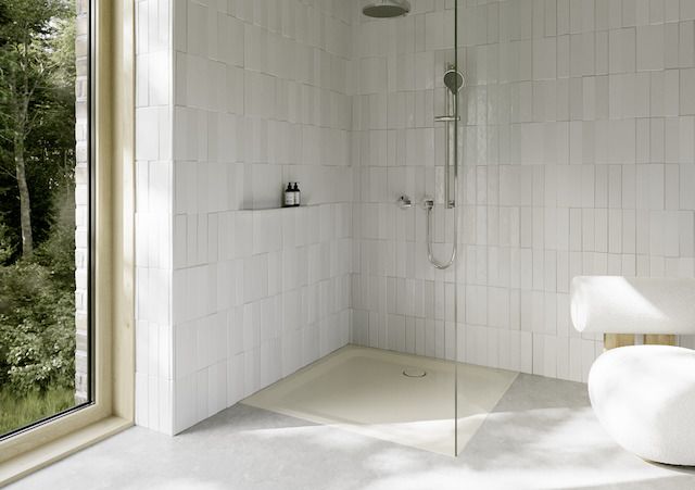 Duschwanne BetteUltra 5826 130x130x3,5cm, Glasur, jasmin