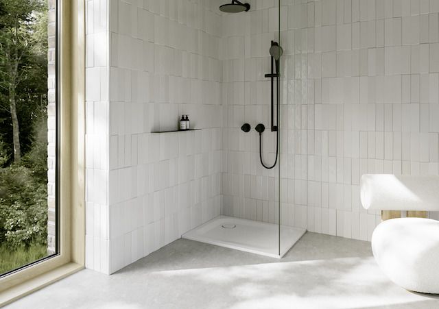 Duschwanne BetteUltra 8600 90x60x2,5cm, Antirutsch/Sense, Mini-Wannenträger, weiß