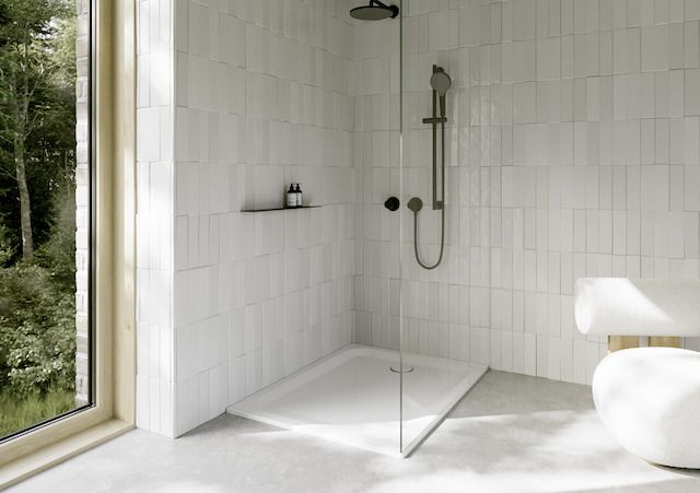 Duschwanne BetteUltra 1260 120x90x3,5cm, Glasur, Mini-Wannenträger, moosgrün