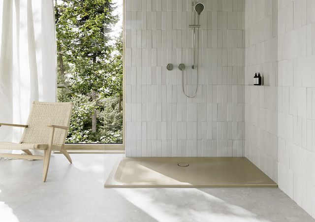 Duschwanne BetteUltra 5808 180x100x3,5cm, Antirutsch/Pro, Mini-Wannenträger, greige