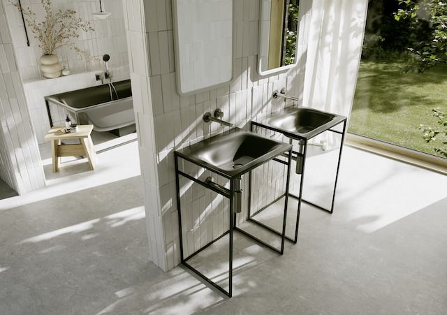 Einbau-Waschtisch BetteLux Shape A170 60x49,5cm, anthracite