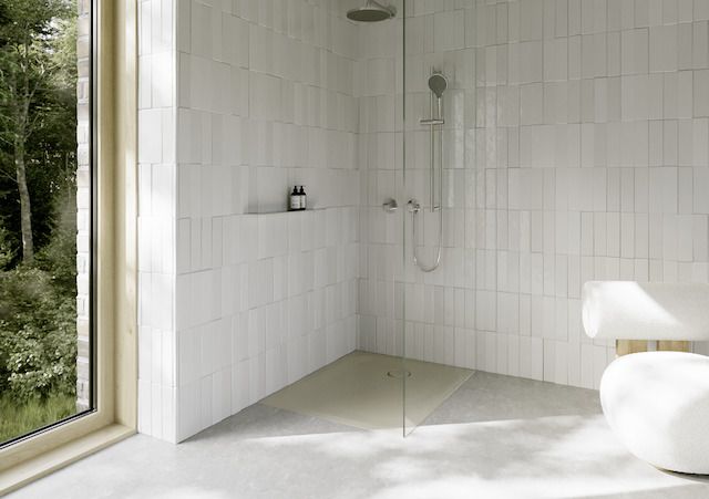 Duschwanne BetteUltra 5490 100x80x2,5cm, Glasur, beige