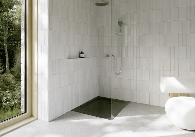 Duschwanne BetteUltra 1660 100x90x2,5cm, anthracite