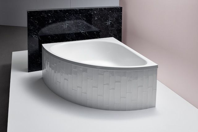 Bette Badewanne Arco 6035 140x140x45cm, Eck, jasmin