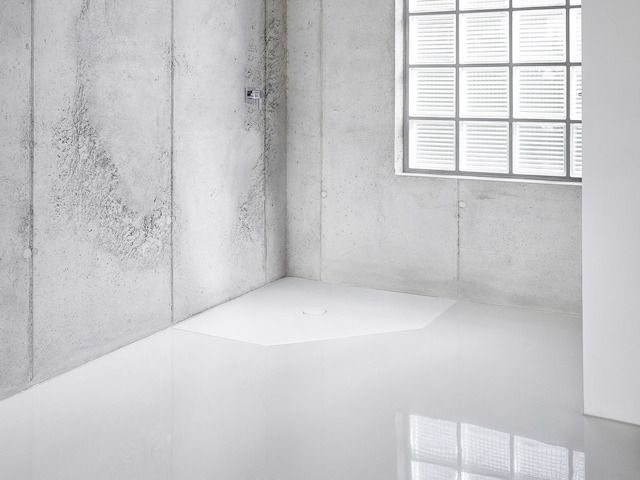 Duschfläche BetteFloor Caro-7211 smoke, 100x100cm