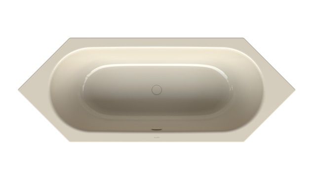 6-Eck-Badewanne BetteStarlet 2060 200x75x42cm, pergamon