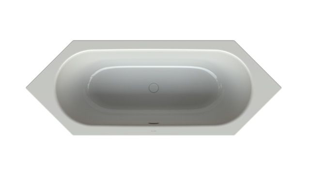 6-Eck-Badewanne BetteStarlet 2040 188x70x42cm, manhattan