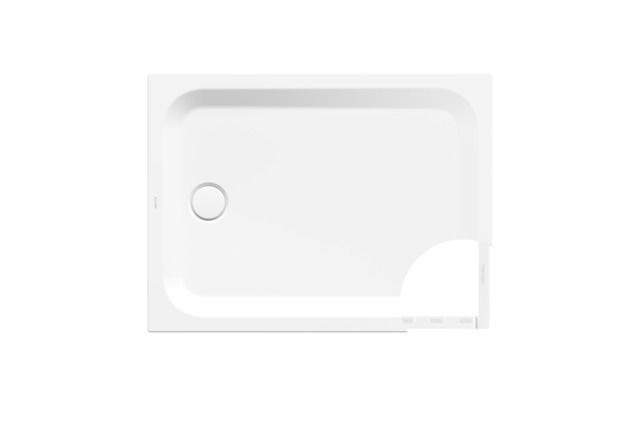 Duschwanne BetteUltra 1670 120x75x3,5cm, Mini-Wannenträger, natura