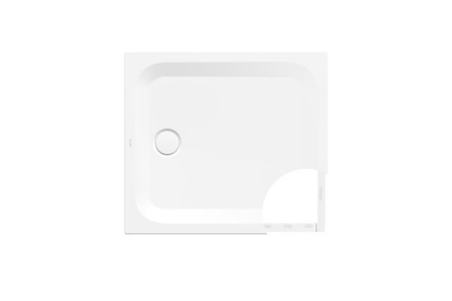 Duschwanne BetteUltra 1660 100x90x2,5cm, Mini-Wannenträger, ägäis