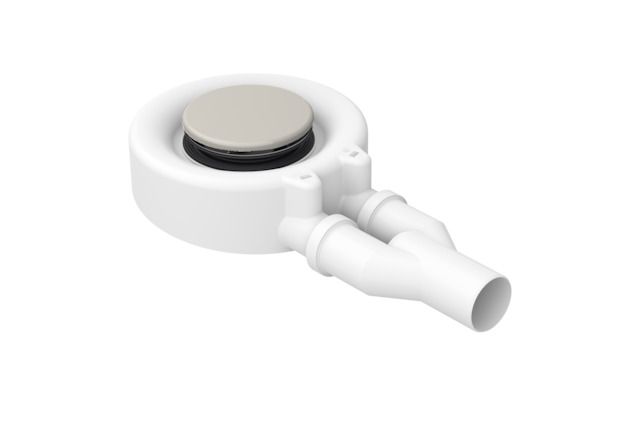 Bette Duschwannen-Ablaufgarnitur B574-BetteScope AR Pro, pergamon, 0,85 l/sec., seitliche Entwässerung