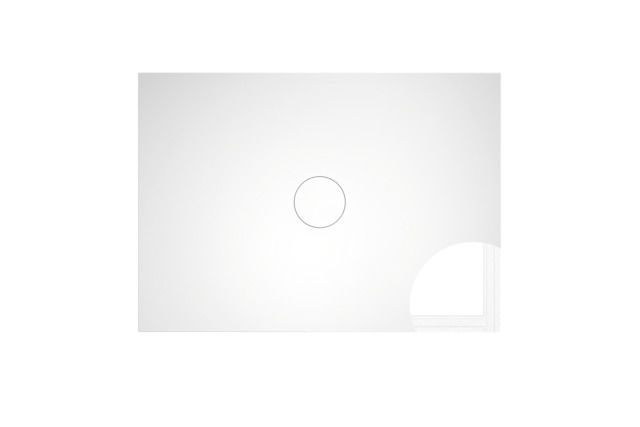 Bette Duschfliese PLUS BetteAir 1400 x 1000 mm, coffee, Rechteck, glasierter Titan-Stahl, mit Minimum-Täger