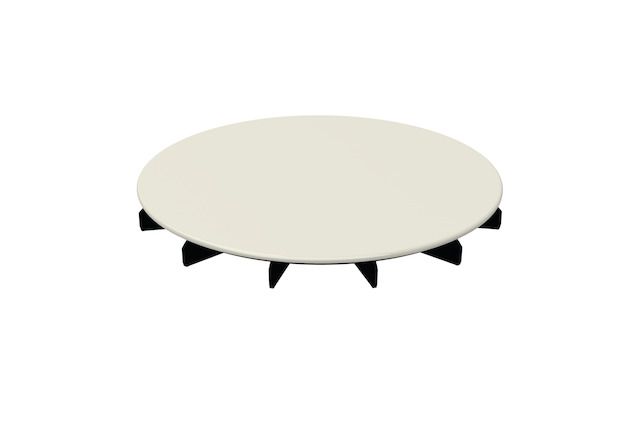 Bette Ablaufdeckel DW BetteAir 193,6x193,6x30mm, glasiert, cream