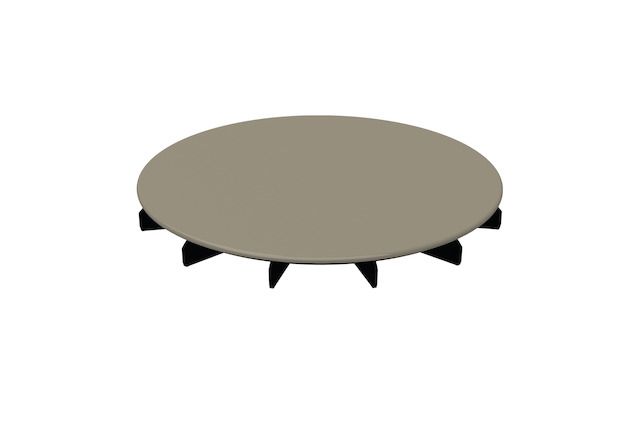 Bette Ablaufdeckel DW BetteAir 193,6x193,6x30mm, glasiert, greige