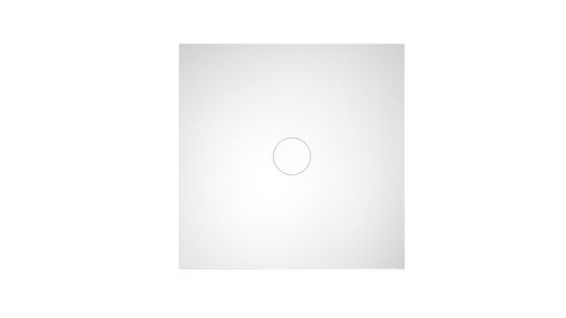 Bette Duschfliese BetteAir 1200 x 1200 mm, ebano, Rechteck, glasierter Titan-Stahl