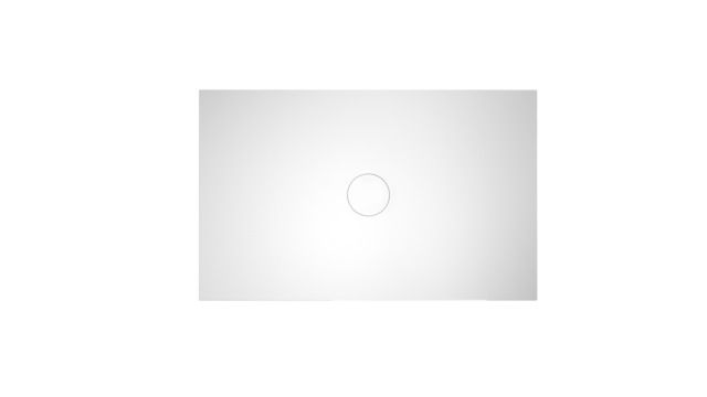 Bette Duschfliese PLUS BetteAir 1600 x 1000 mm, ebano, Rechteck, glasierter Titan-Stahl