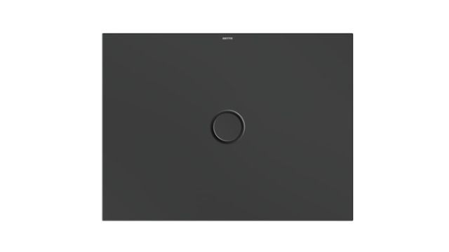 Duschfläche BetteFloor 1651 100x75cm, Mini-Wannenträger, slate