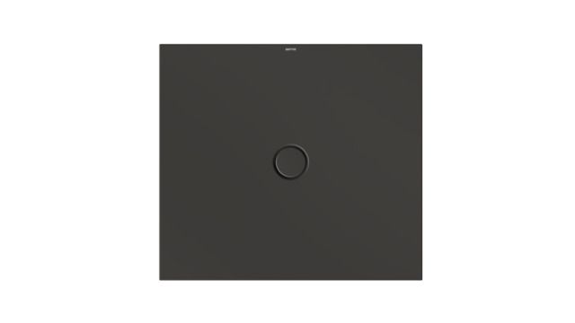 Duschfläche BetteFloor 1661 100x90cm, Antirutsch/Pro, Mini-Wannenträger, anthracite