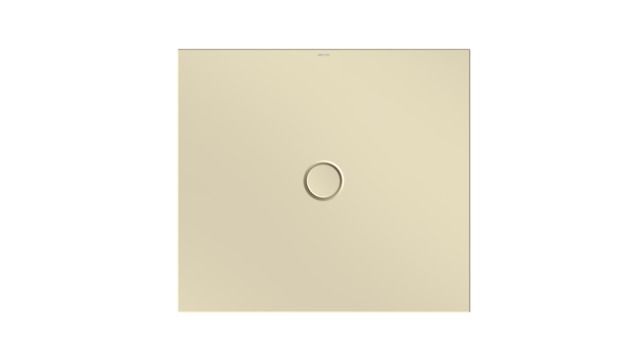 Duschfläche BetteFloor 1661 100x90cm, Glasur, Mini-Wannenträger, cream