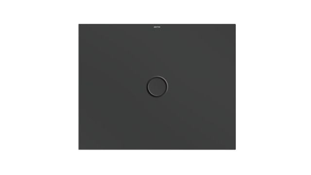 Duschfläche BetteFloor 5491 100x80cm, Glasur, Mini-Wannenträger, slate