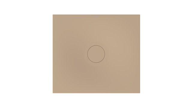 Bette Duschfliese BetteAir 1000 x 900 mm, greige, Rechteck, glasierter Titan-Stahl, mit Minimum-Täger