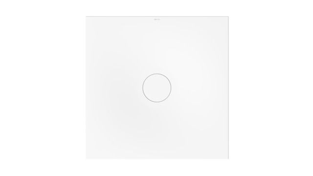 Bette Duschfliese Antirutsch Pro BetteAir 1000 x 1000 mm, weiß, Rechteck, glasierter Titan-Stahl, mit Minimum-Täger