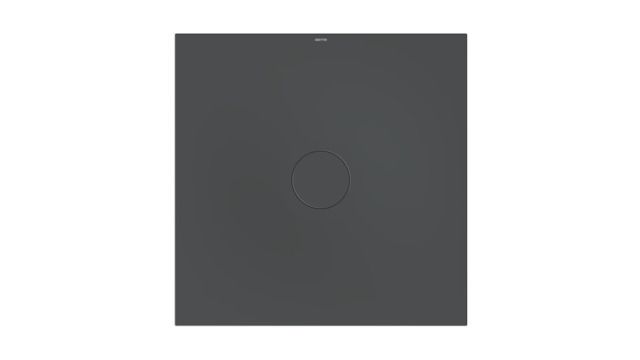 Bette Duschfliese BetteAir 1000 x 1000 mm, raven, Rechteck, glasierter Titan-Stahl