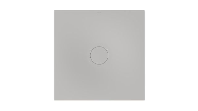 Bette Duschfliese Antirutsch Pro BetteAir 1000 x 1000 mm, dust, Rechteck, glasierter Titan-Stahl, mit Minimum-Täger