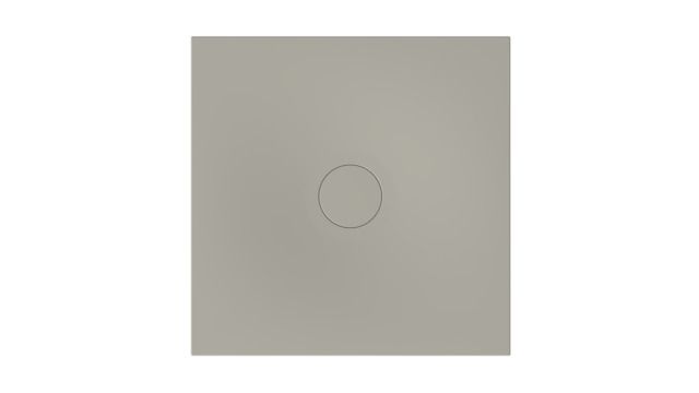 Bette Duschfliese Antirutsch Pro BetteAir 1000 x 1000 mm, stone, Rechteck, glasierter Titan-Stahl, mit Minimum-Täger