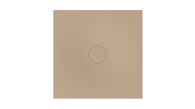 Bette Duschfliese BetteAir 1000 x 1000 mm, greige, Rechteck, glasierter Titan-Stahl